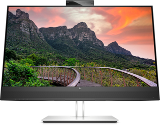 مانیتور QHD استوک HP  مدل E27M G4 (دارای اسپیکر-میکروفون-وبکم)