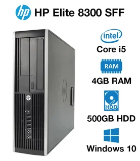 کامپیوتر دسکتاپ استوک اچ پی مدل 8300 ussf پردازنده Core i5 رم 4GB حافظه 500GB گرافیک Intel