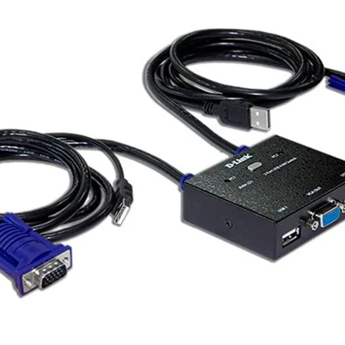 سوییچ 2 پورت DKVM دی-لینک مدل KVM-221