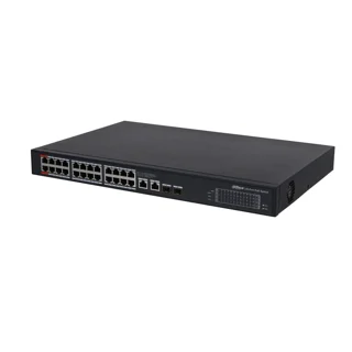 سوئیچ 28 پورت گیگابیتی و رکمونت داهوا مدل PFS3228-24GT-360