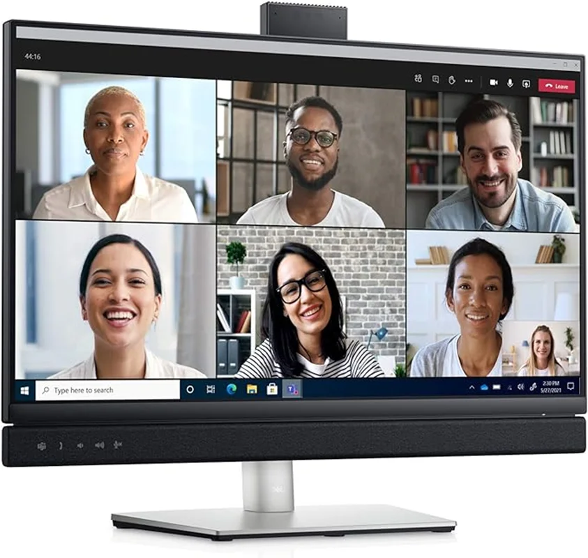 مانیتور اسپیکر دار وب کم دار استوک دل مدل C2422H سایز 24 اینچ  sRGB 99%