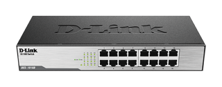 سوییچ 16 پورت غیر مدیریتی و دسکتاپ دی-لینک مدل DES-1016D